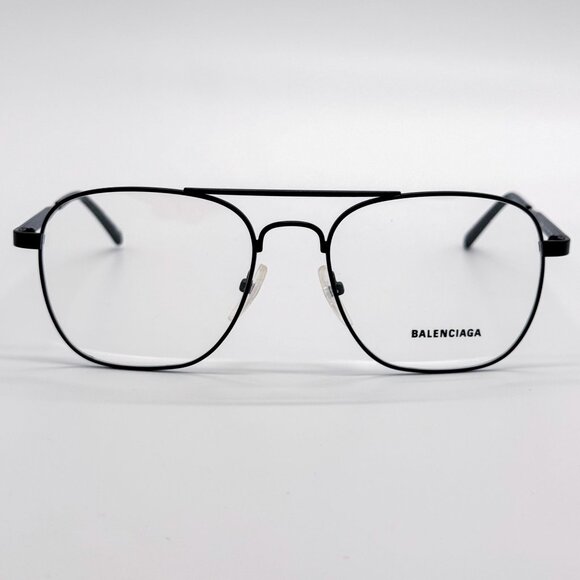 NEW BALENCIAGA EYEGLASSES BB0037O 001 BLACK UNISEX EYEWEAR